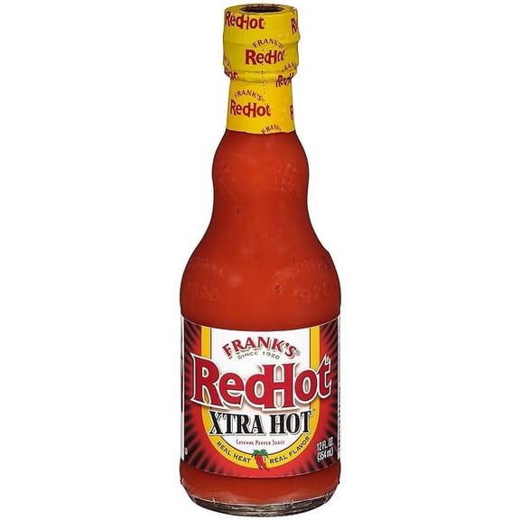 Frank's RedHot Xtra Hot Cayenne Pepper Hot Sauce, 12 fl oz Pack of 1