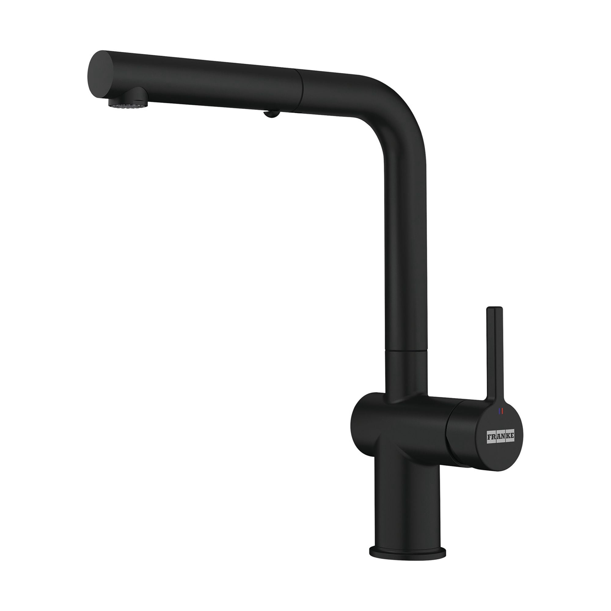 Franke Act-Po Active 1.75 GPM Single Hole Pull Out Kitchen Faucet - Black