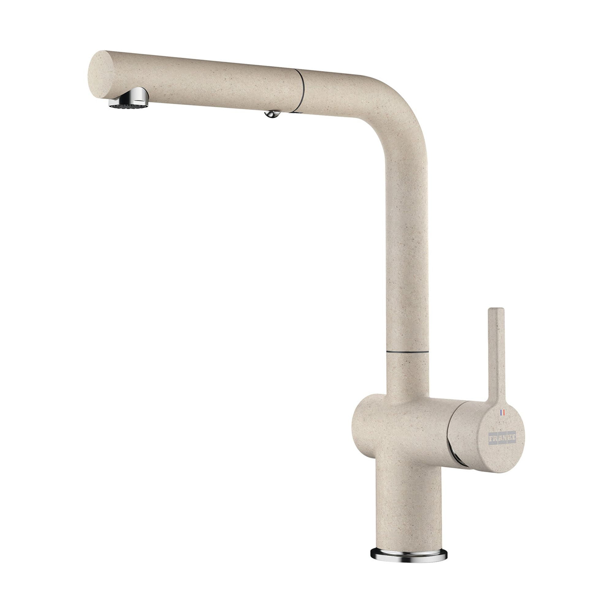 Franke Act-Po Active 1.75 GPM Single Hole Pull Out Kitchen Faucet - Champagne