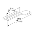 thumbnail image 1 of Franke El-Clip Countertop Mounting Clips, 1 of 1