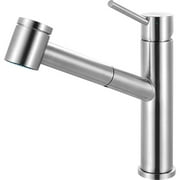 Franke FFPS3450 1 Hole Pull Out Stainless Steel Kitchen Faucet