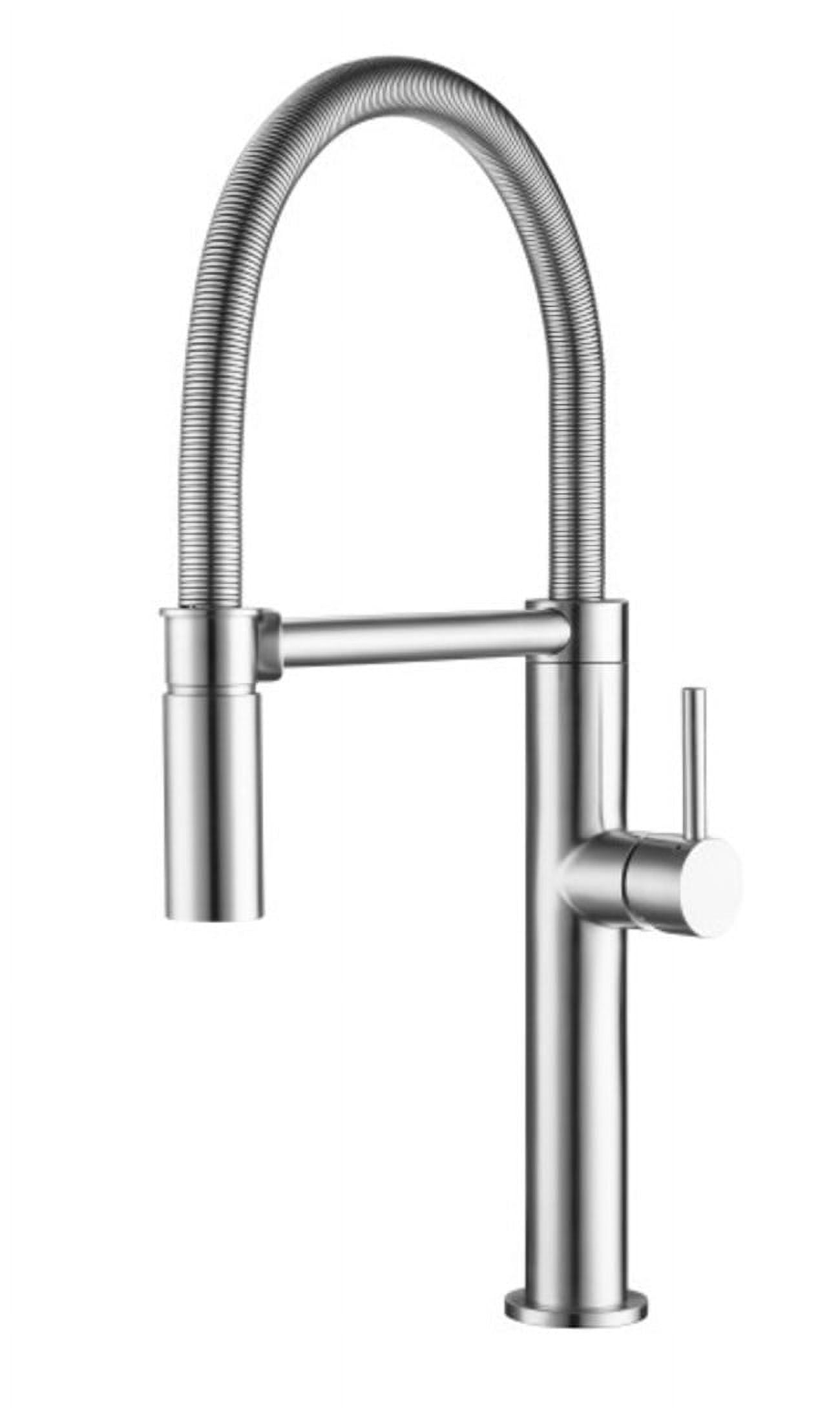 Franke Ffpd4350 Pescara Single Handle Pull-Down Kitchen Faucet - Stainless Steel