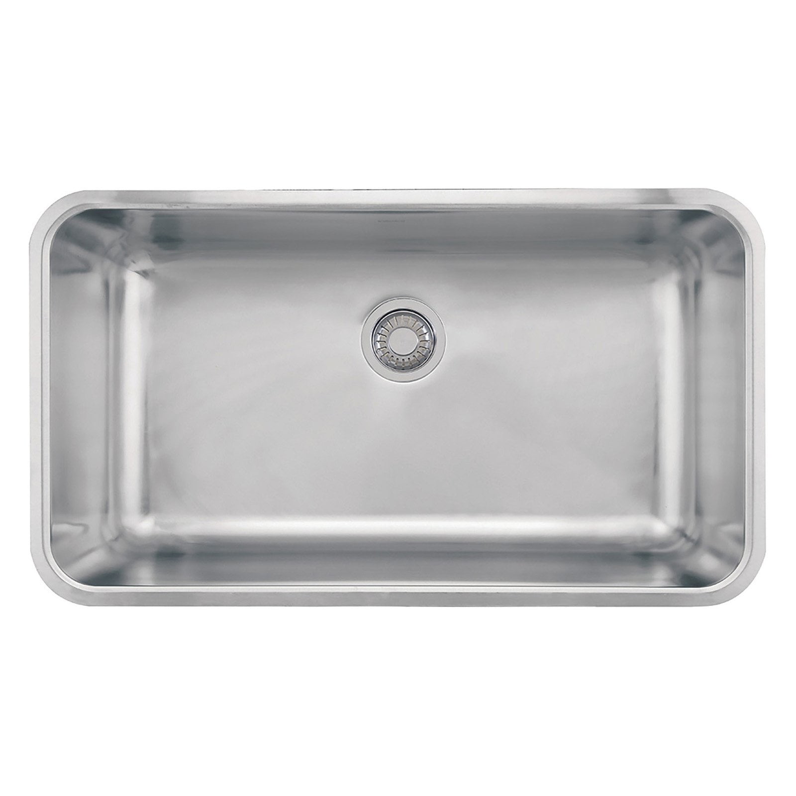 Grande 32.75" Stainless Steel Undermount Single Bowl Kitchen Sink