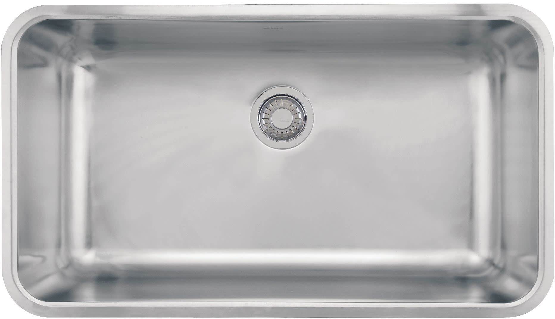 Grande 32.75" Stainless Steel Undermount Single Bowl Kitchen Sink