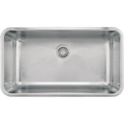 GDX11031 Grande 32 3/4" x 3/4" x 9" 18 Gauge Undermount Single Bowl Stainless Steel Kitchen Sink, 3/4-inch