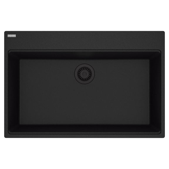 Franke MAG61031-ONY Maris 33" Drop In Single Basin Granite Kitchen Sink - Onyx