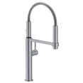 thumbnail image 1 of Franke Pes-360 Pescara 1.75 GPM Single Hole Pre-Rinse Kitchen Faucet - Nickel, 1 of 5