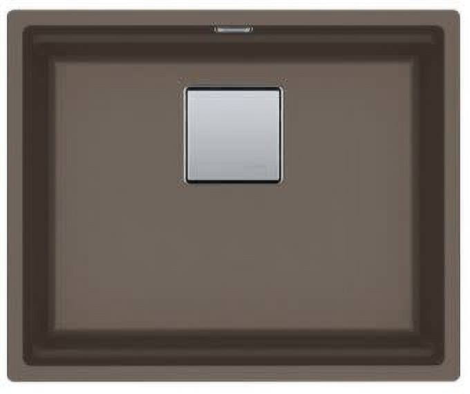 Franke Pkg11020 Peak 221/16" Undermount Single Basin Granite Kitchen Sink Granite Storm