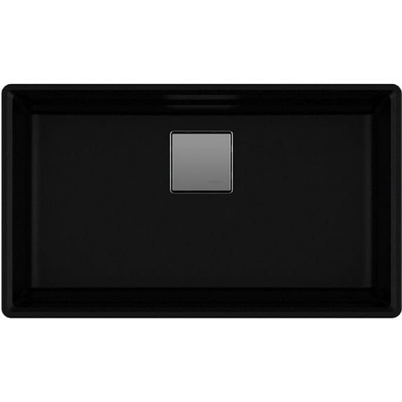 Franke Pkg11031 Peak 32" Undermount Single Basin Granite Kitchen Sink - Onyx