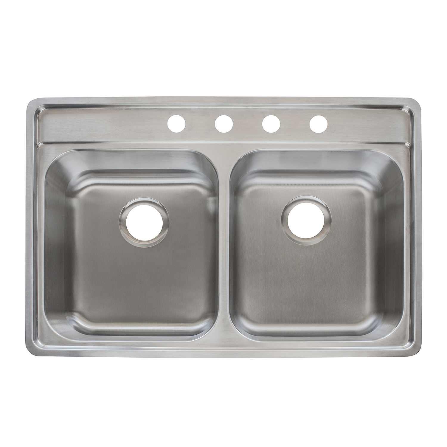 Franke Stainless Steel Top Mount 14.687 in. W X 18.187 in. L Double Bowl Kitchen Sink Silver - image 1 of 2