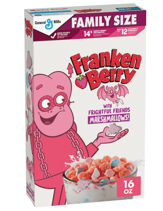 Franken Berry Cereal with Frightful Friends Marshmallows, Family