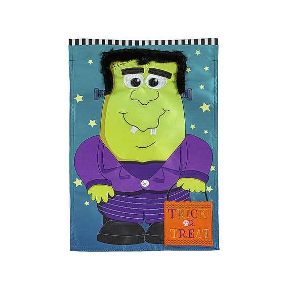 Franken-Monster Friend Garden Applique Flag