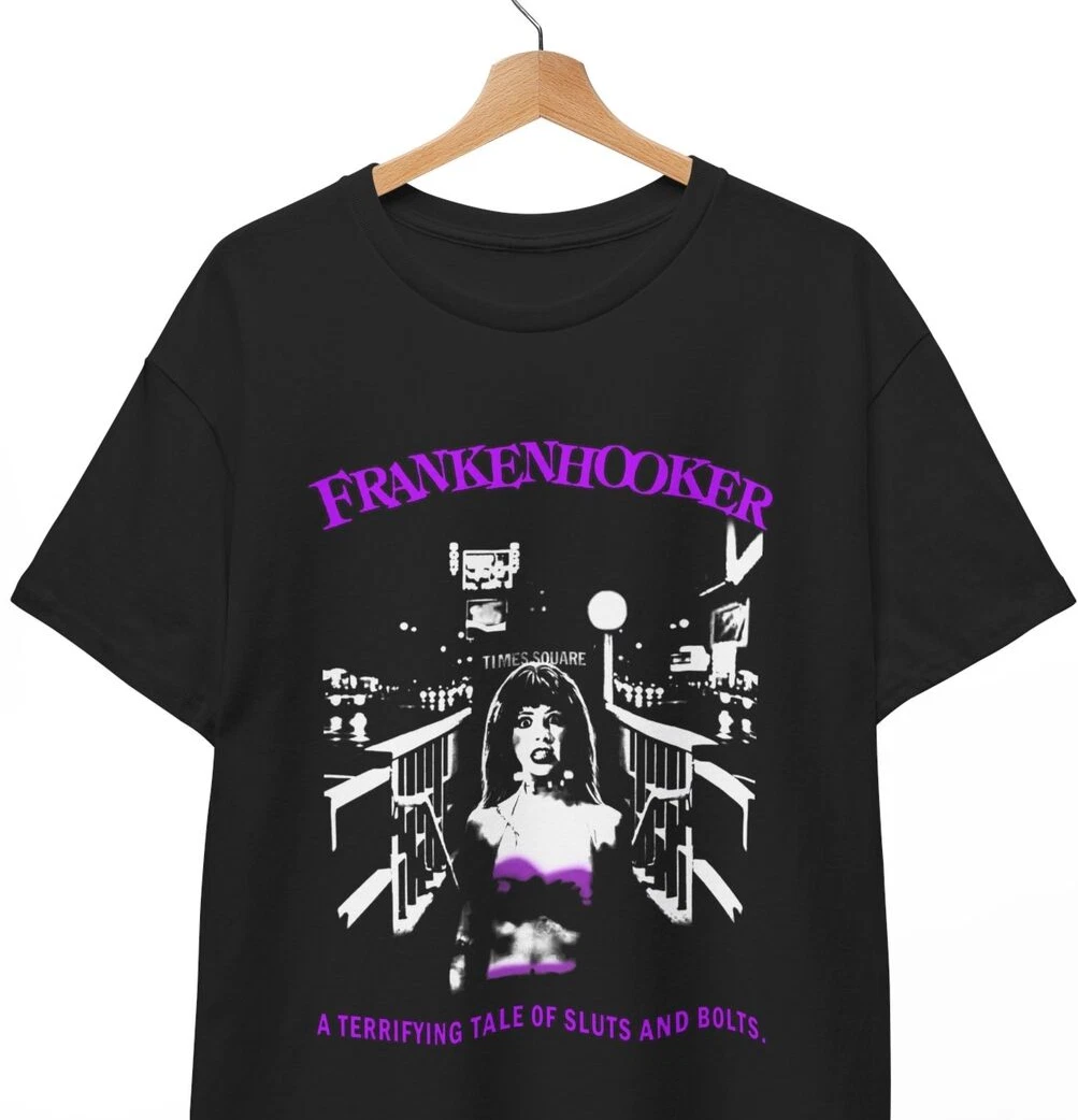 T-shirt Frankenhooker - Taille M, Noir, Coton - Film D'horreur - Neuf Sans étiquettes