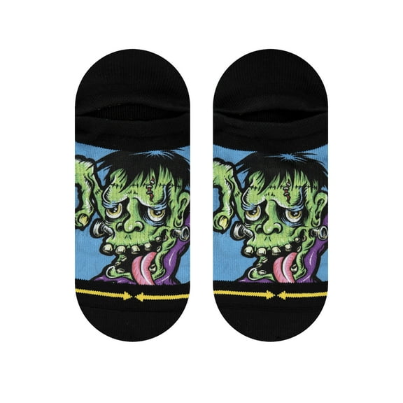 Frankenskate No Show Socks With Art By Steve Caballero