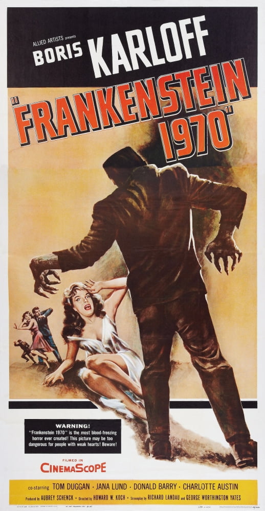Frankenstein 1970 U Canvas Art -  (24 x 36)