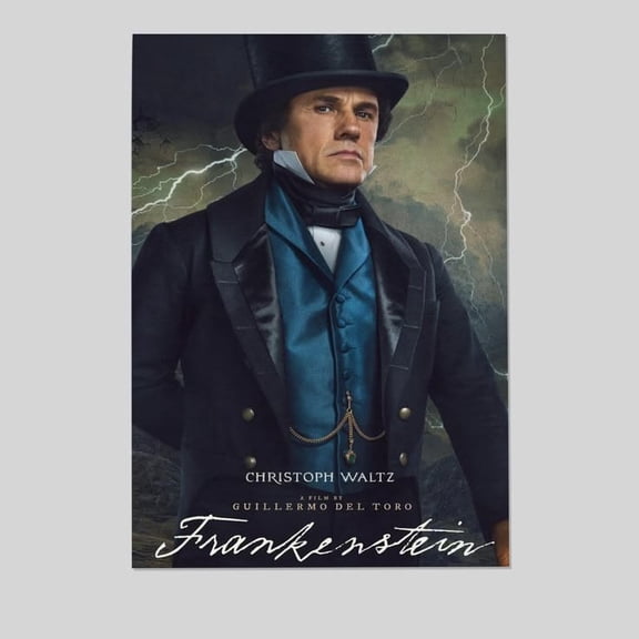 Frankenstein 2025 Movie Poster Wall Decor Christoph Waltz Size 24''x36'' Goldengate