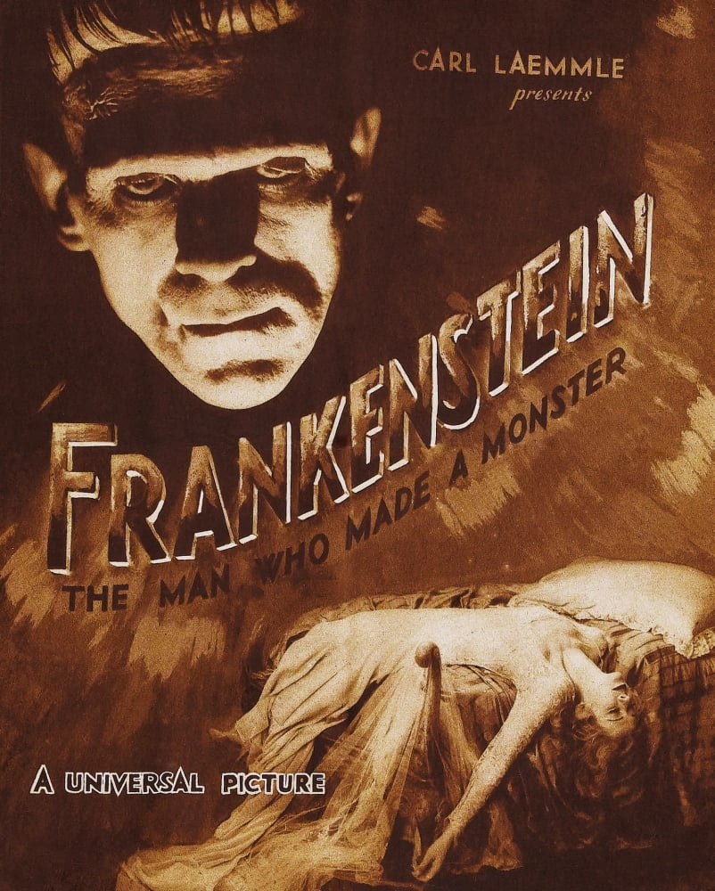 Frankenstein Canvas Art - (11 x 17)