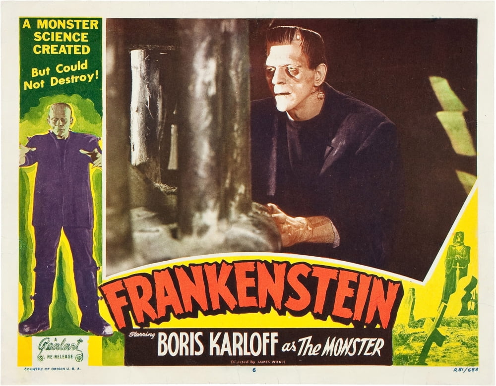 Frankenstein Canvas Art -  (28 x 22)