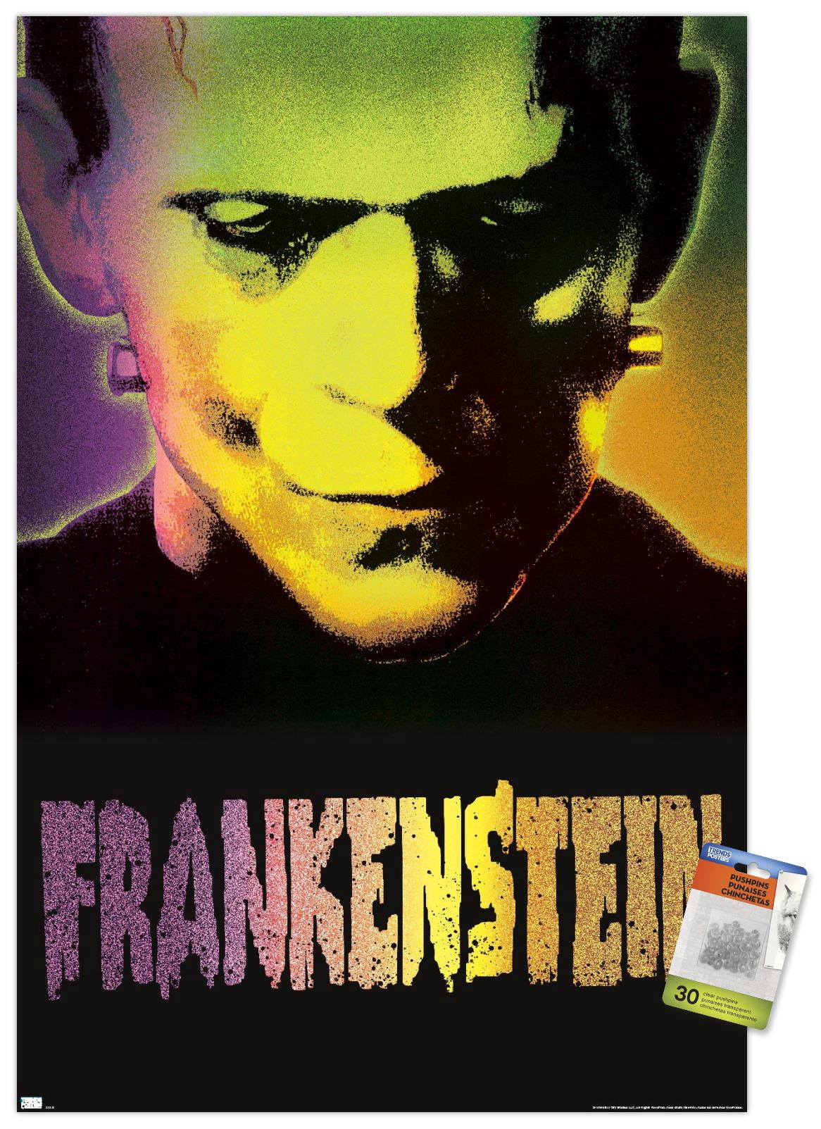 Frankenstein - Close-Up Wall Poster with Pushpins, 22.375" x 34"