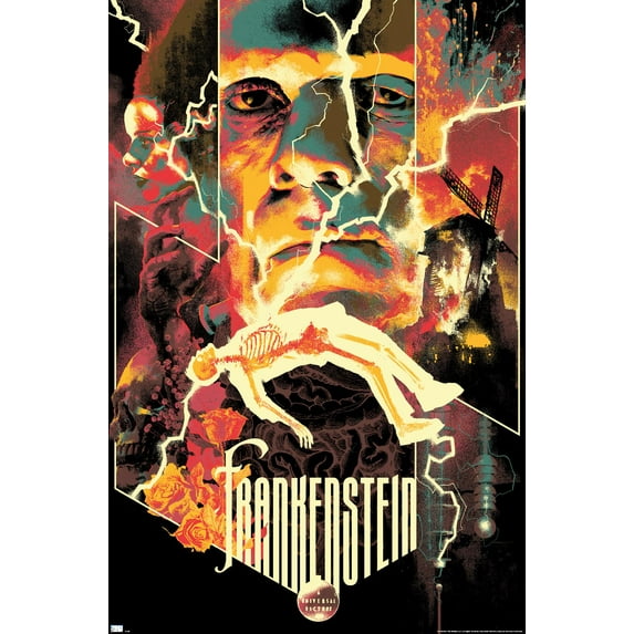 Frankenstein - Collage Wall Poster, 14.725" x 22.375"