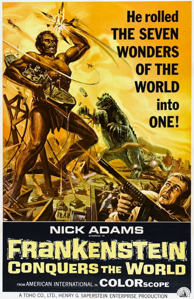 Frankenstein Conquers The World Canvas Art - (24 x 36)