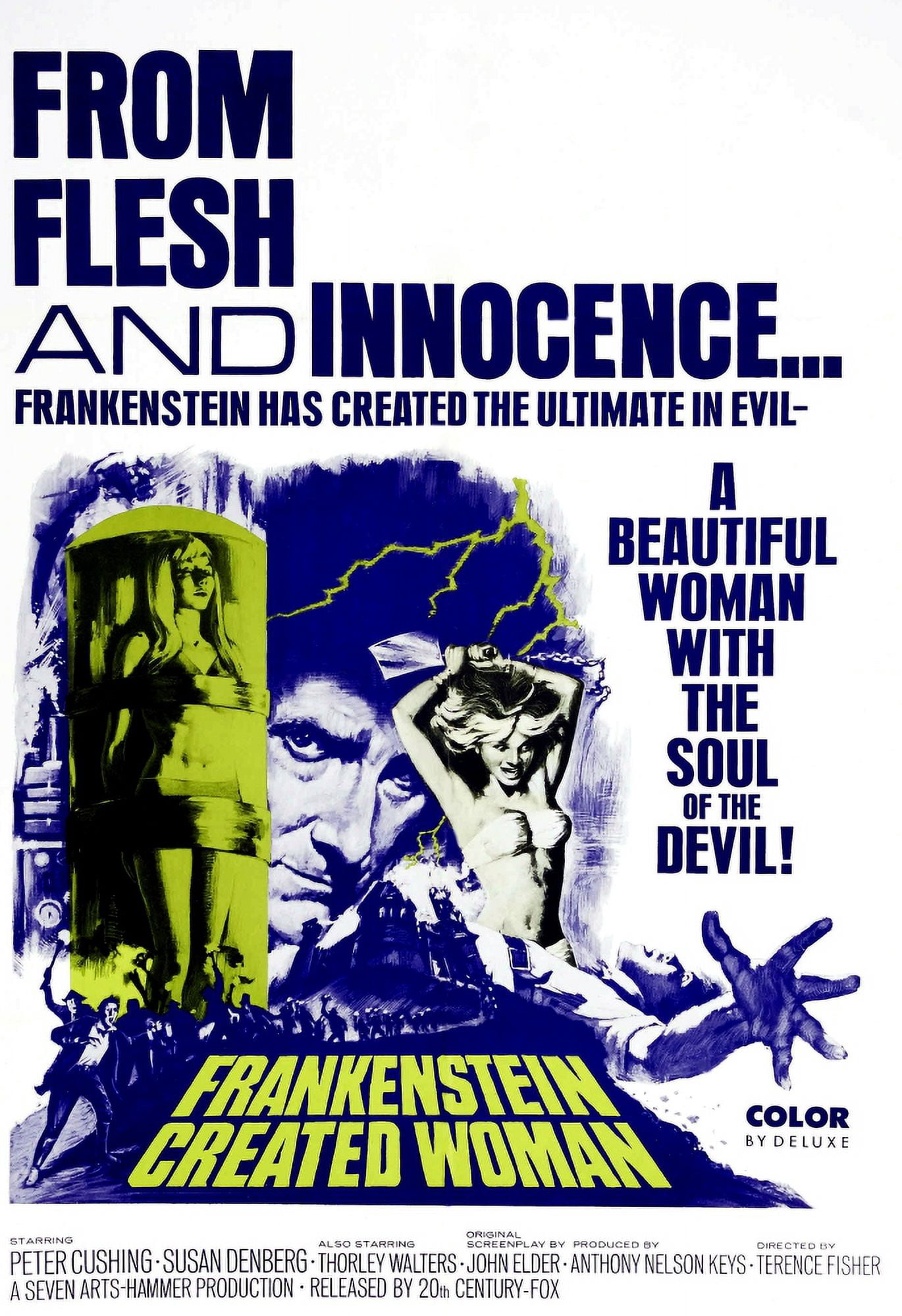 Frankenstein Created Woman Canvas Art - (24 x 36)