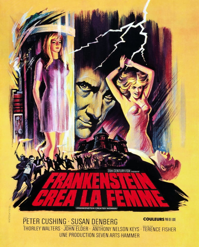 Frankenstein Created Woman Canvas Art - (24 x 36)