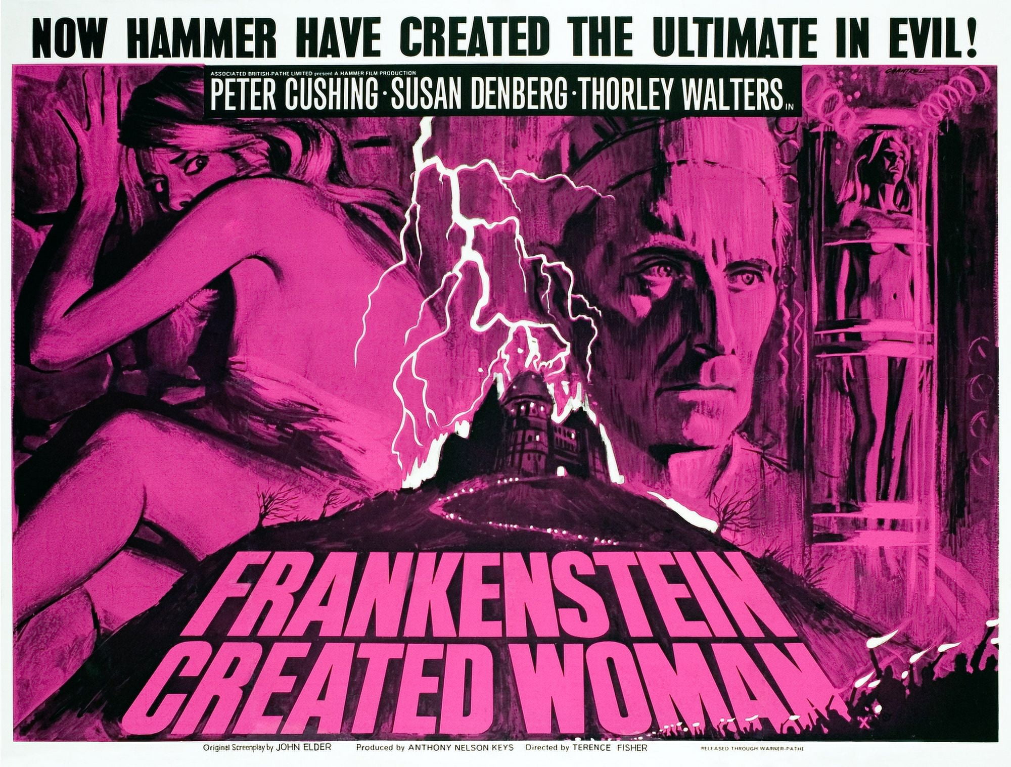 Frankenstein Created Woman Fine Art Print (24 x 18)