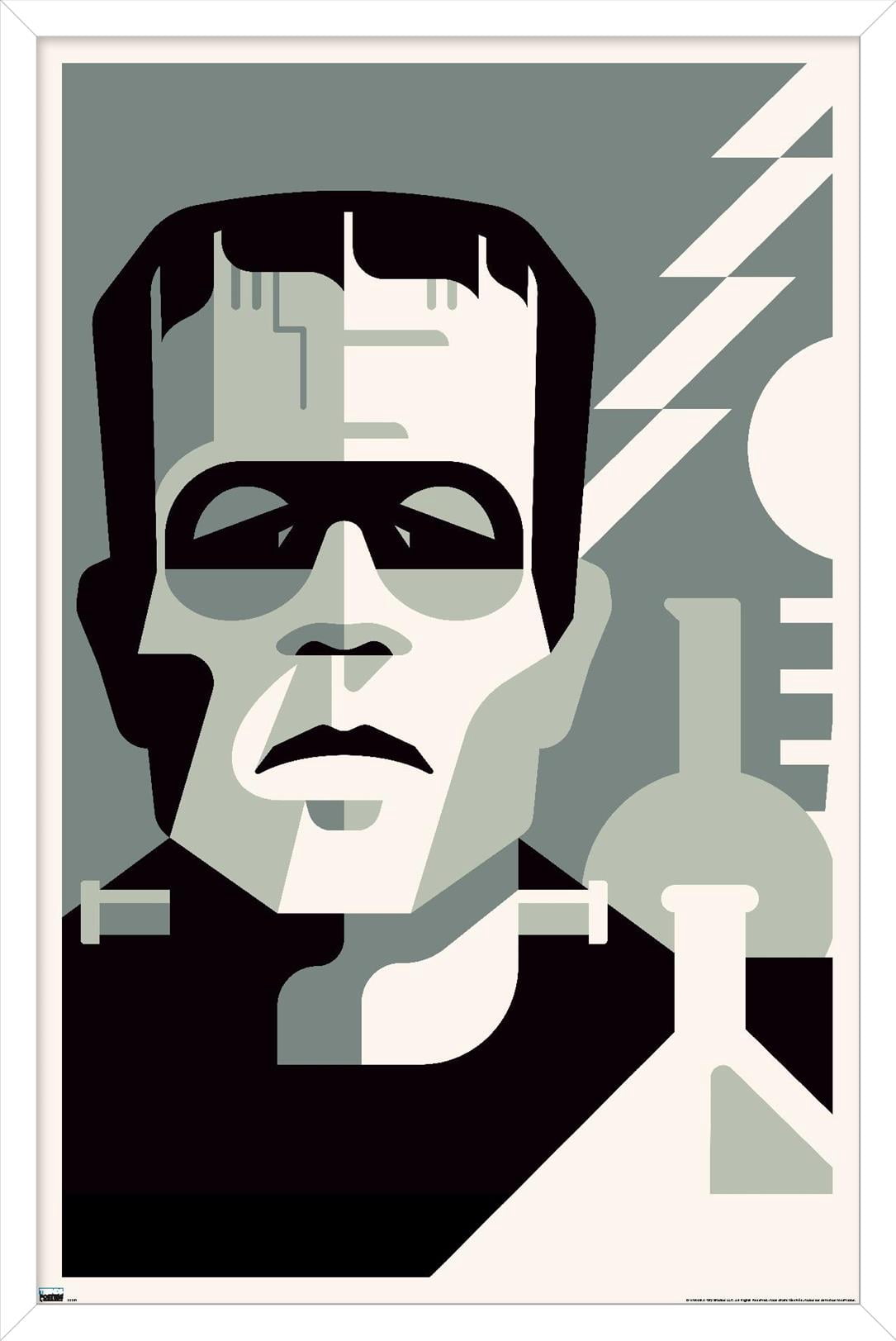 Frankenstein - Graphic Wall Poster, 22.375" x 34" Framed