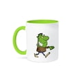 thumbnail image 1 of Frankenstein Halloween, 15oz Two-Tone Green Mug, 1 of 7