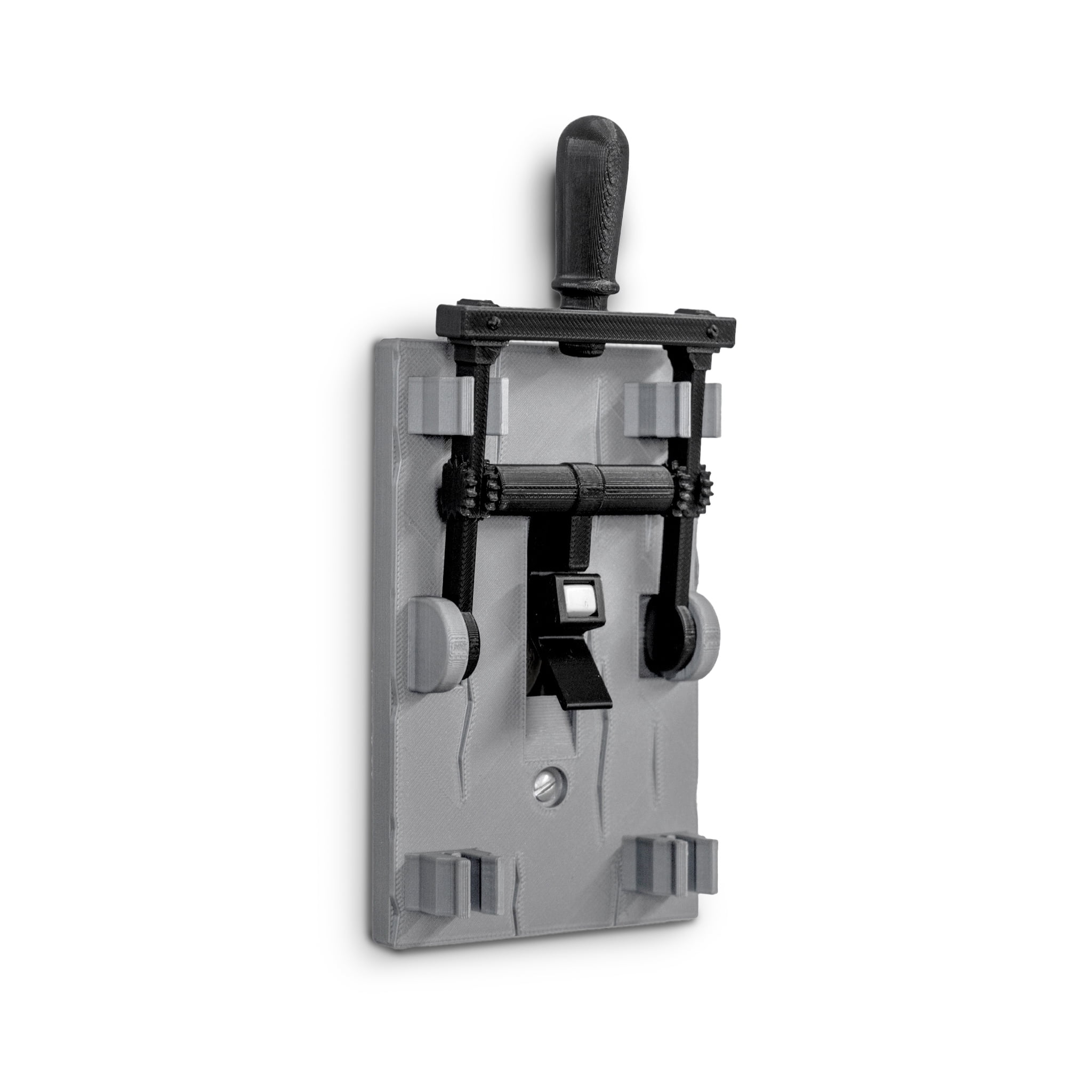 Grey Frankenstein Toggle Light Switch Cover
