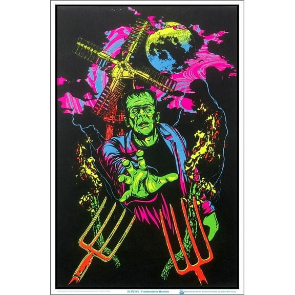 Frankenstein Monster Blacklight Poster 23" x 35"