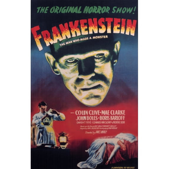 Frankenstein Movie Poster Masterprint (24 x 36)