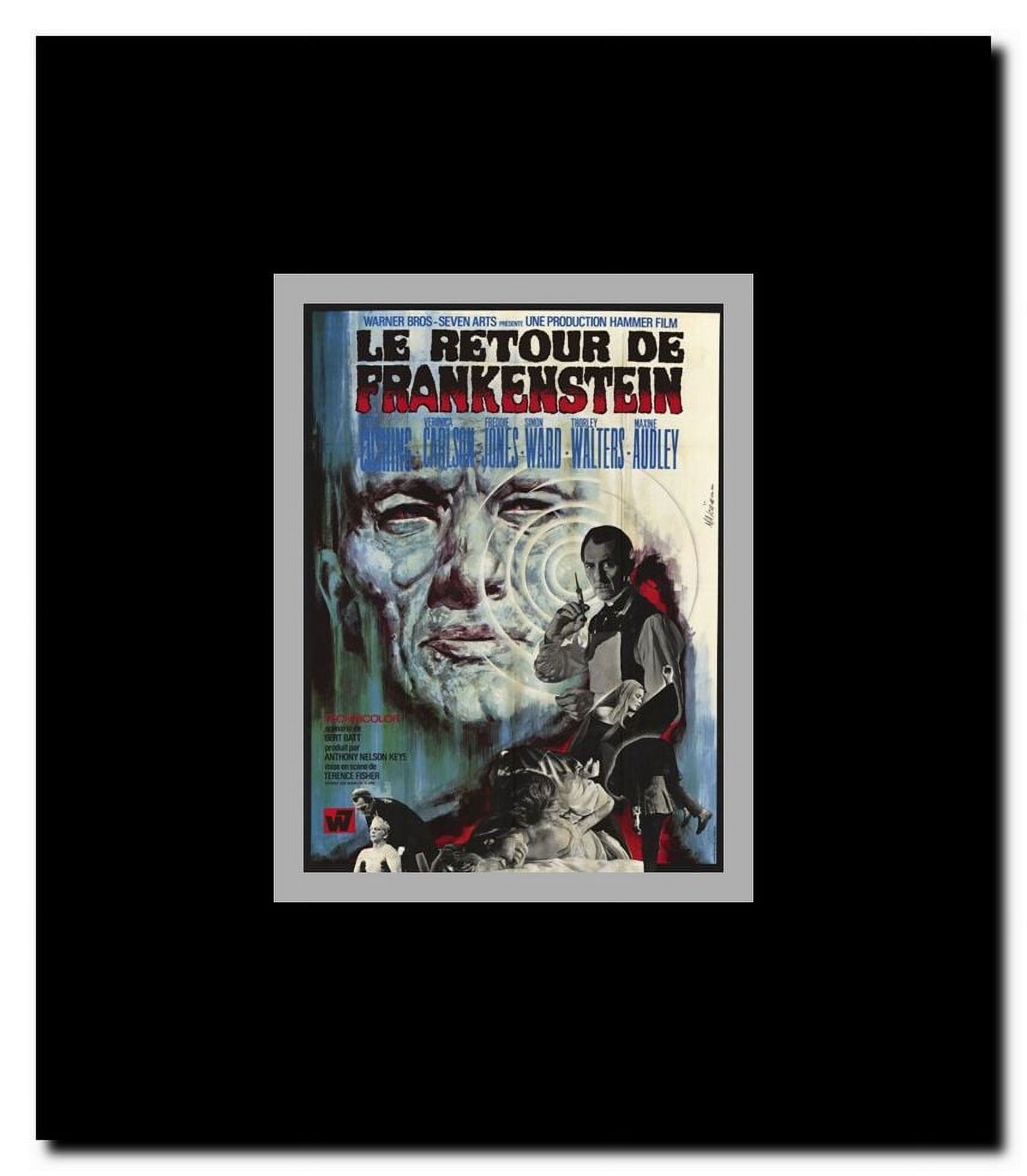 Frankenstein Must Be Destroyed Framed Movie Poster