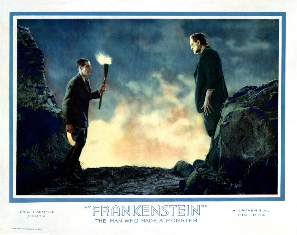 Frankenstein U Canvas Art - (28 x 22)