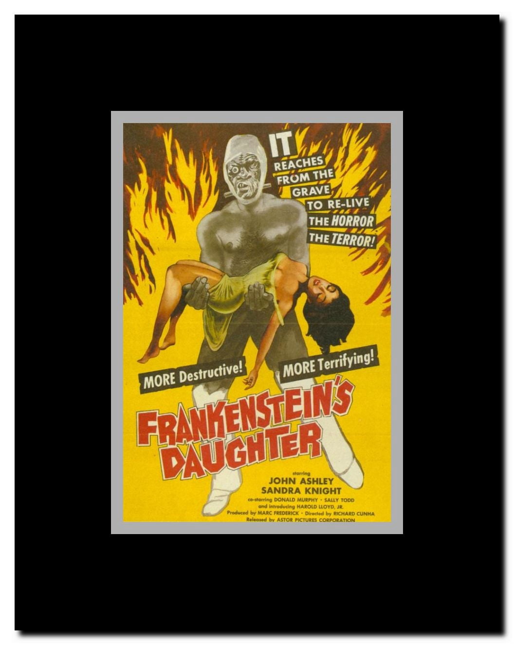 Frankenstein's Daughter Framed Movie Poster