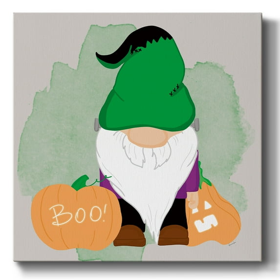 Frankenstein's Gnome- Gallery Wrapped Canvas