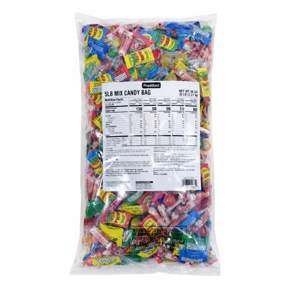 Frankford 5 Pound Mega Mix Candy Bag
