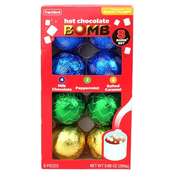 Frankford Assorted 8 Pack Hot Chocolate BOMB Gift Set