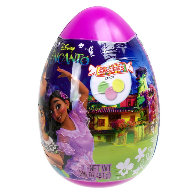 Frankford Disney Encanto Giant Easter Egg with Smarties Candy, 2.86 oz