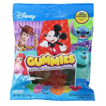 Frankford Disney Gummies in Assorted Shapes and Fruit Flavors, 4 Ounces