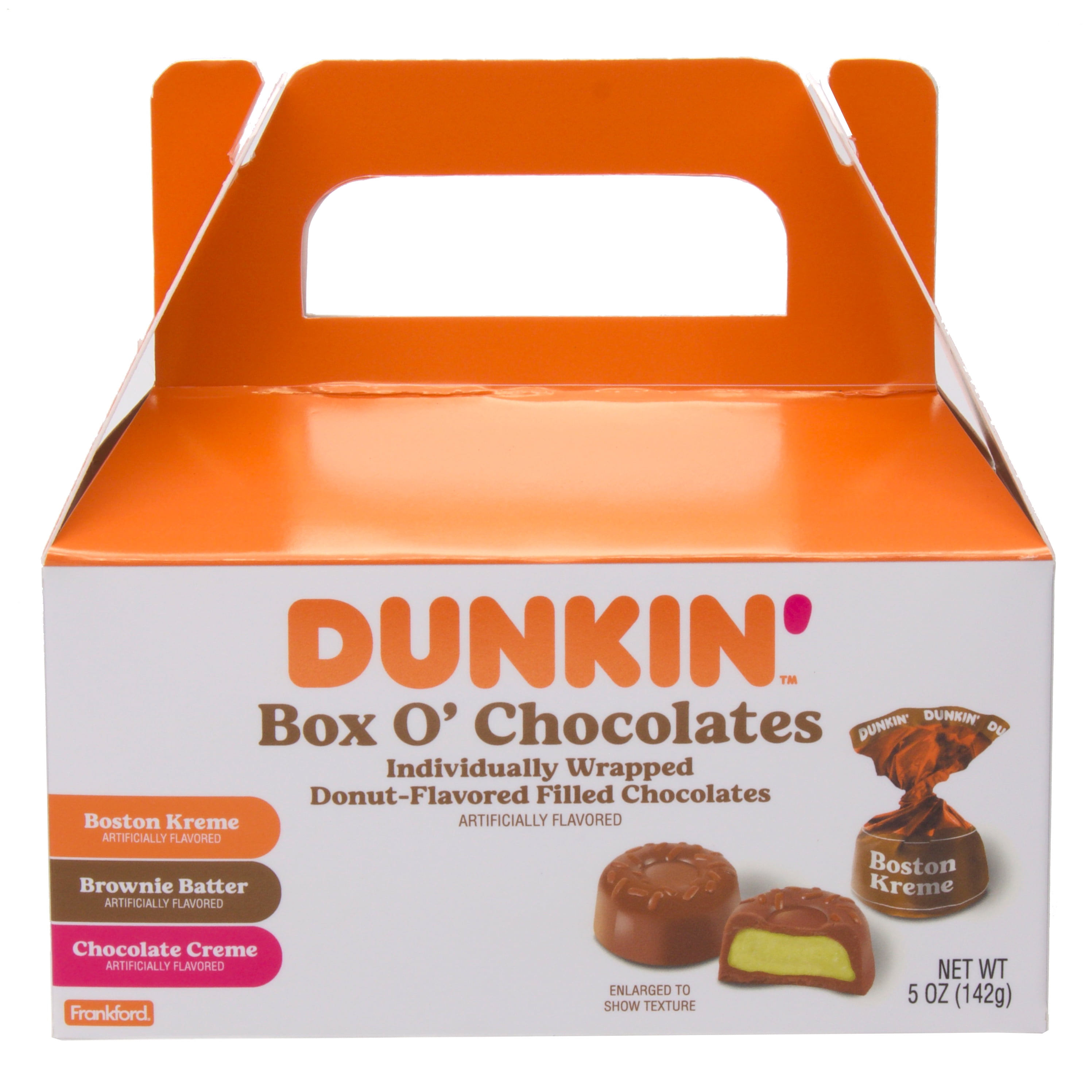 Frankford, Dunkin' Munchkin Box O' Chocolates Assorted Chocolate Candy, 5 oz