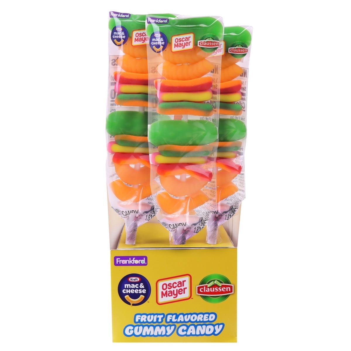 Frankford Easter Kraft Gummy Kabob, 1.83 Ounce Gummy Candy - 12 Count Display Box
