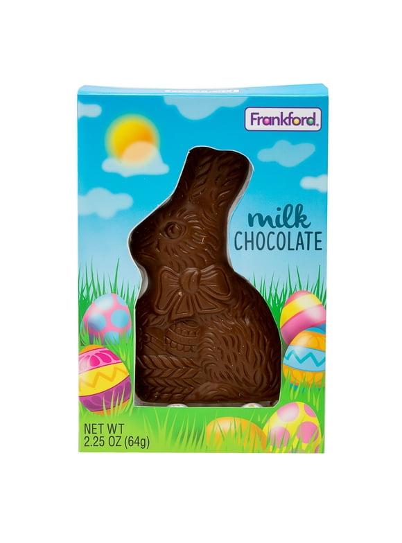 Frankford ,Easter Solid Milk Chocolate Bunny Candy, 2.25 oz, 1 ct