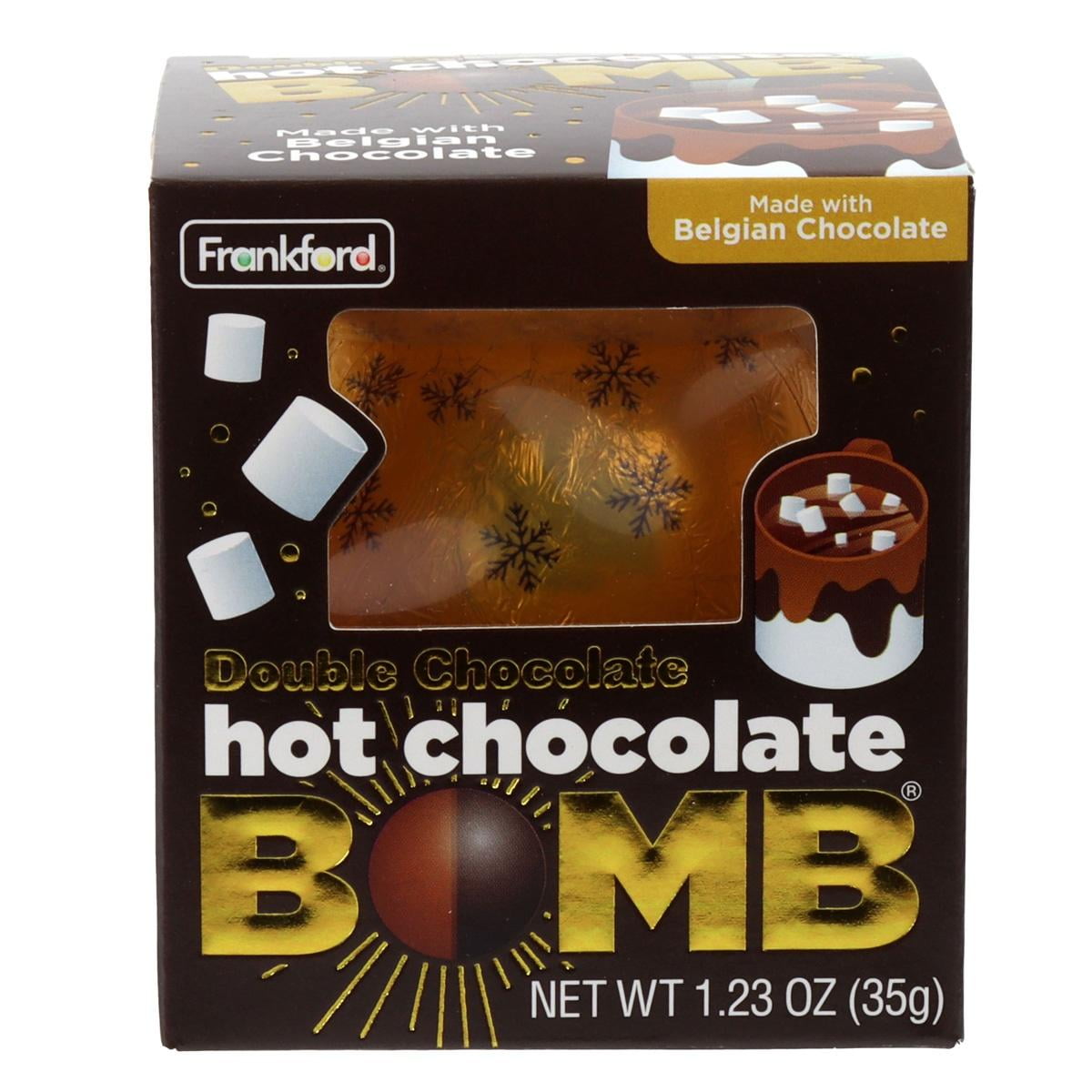 Frankford Hot Chocolate Bomb, Double Chocolate, 1.23 oz