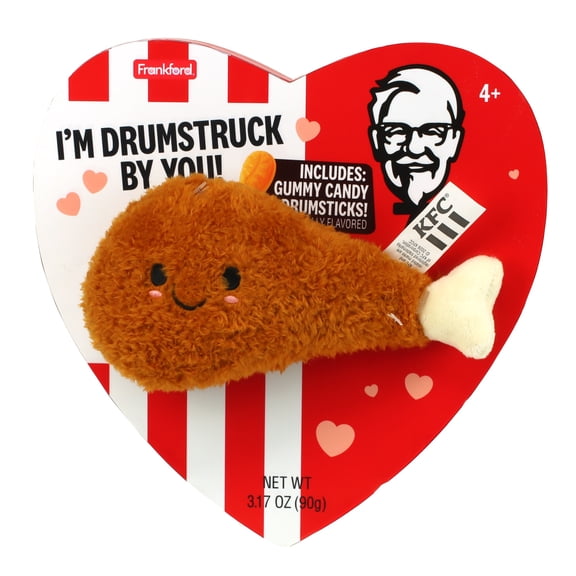 PR Frankford KFC Valentine's Day Candy Heart Box w/Plush, 3.17oz