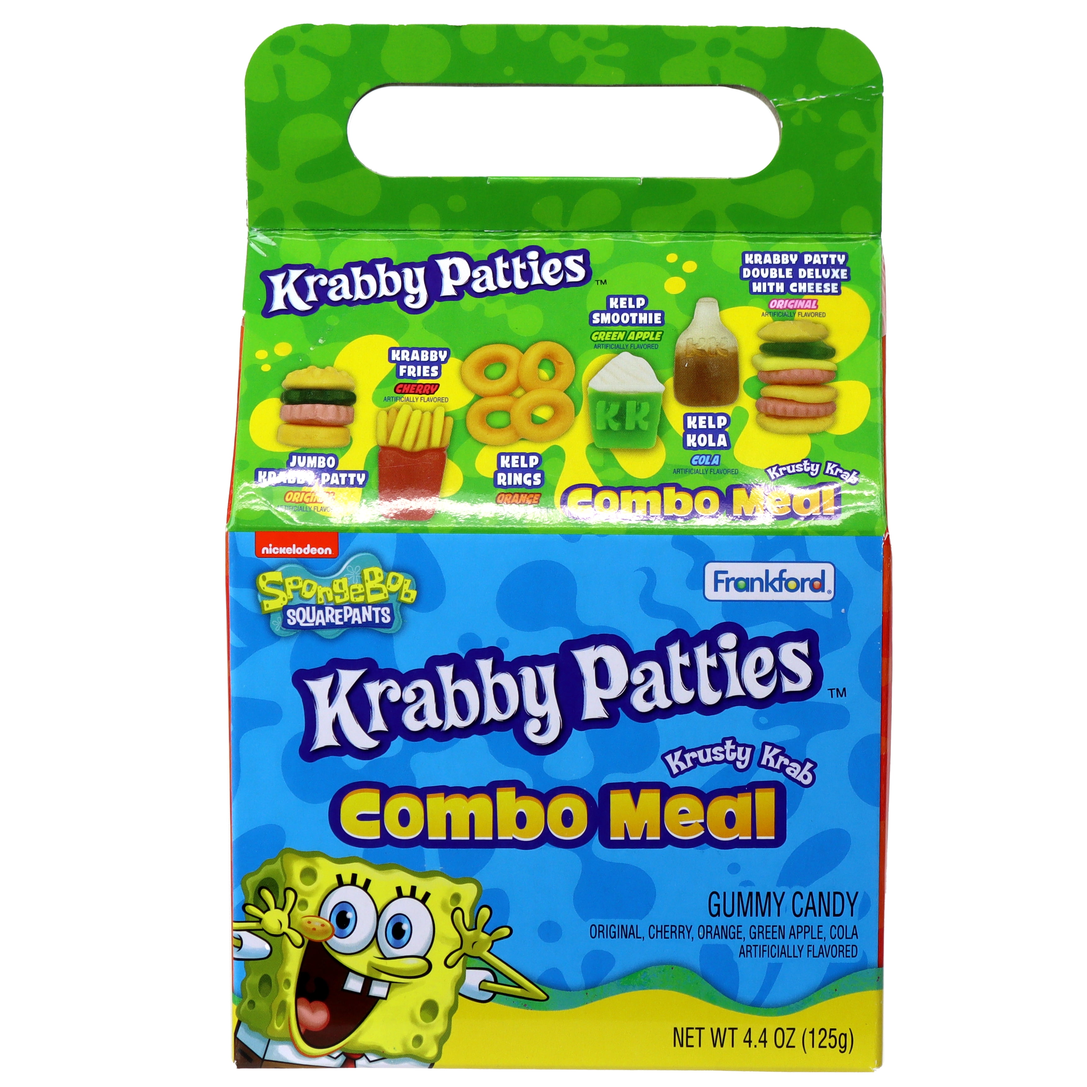 Krabby Patties Krusty Krab Gummy Candy Combo Meal by Frankford, 4.4oz