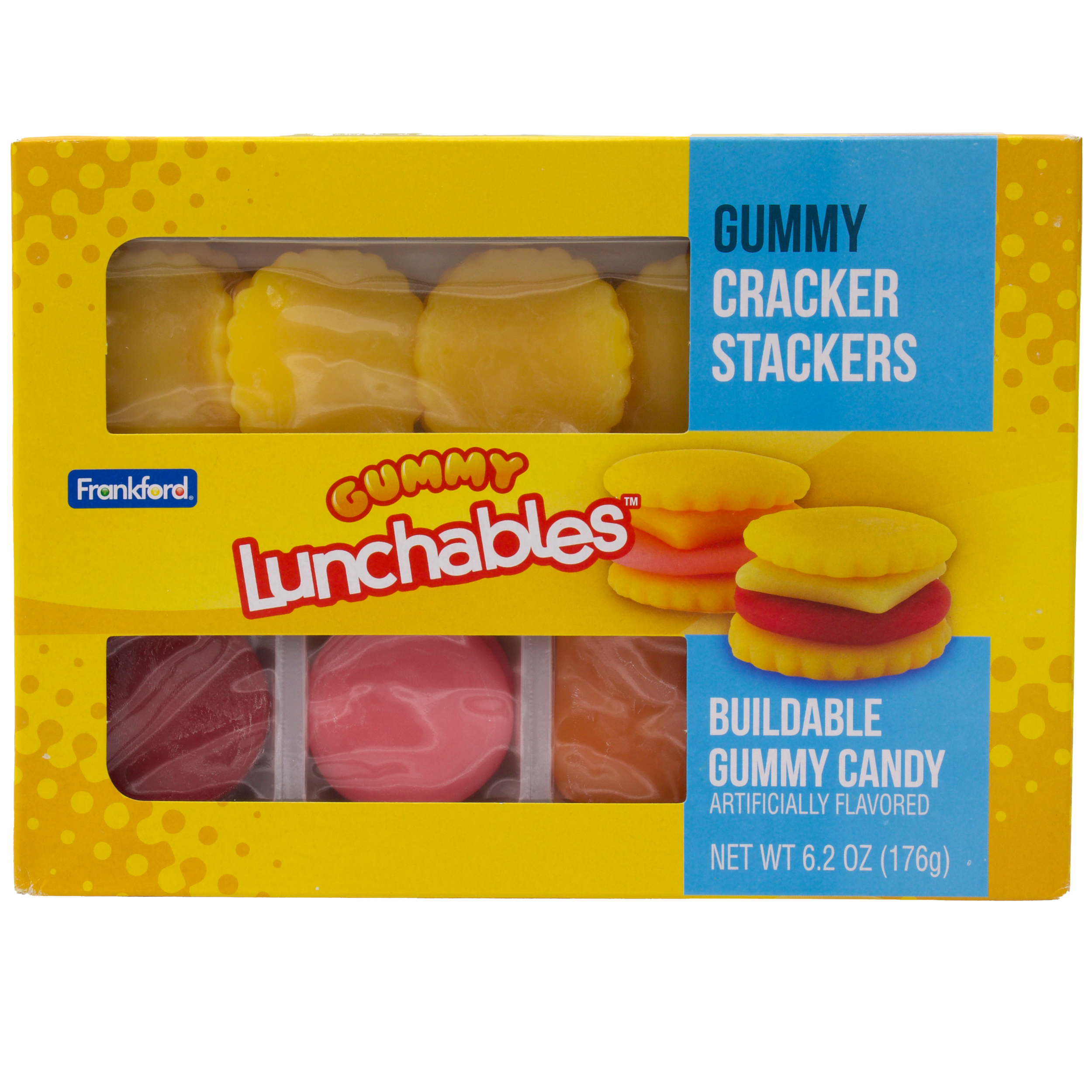 Frankford Kraft Lunchables Cracker Stacker Gummy Candy, Snack Pack 6.2 Ounces - image 1 of 6