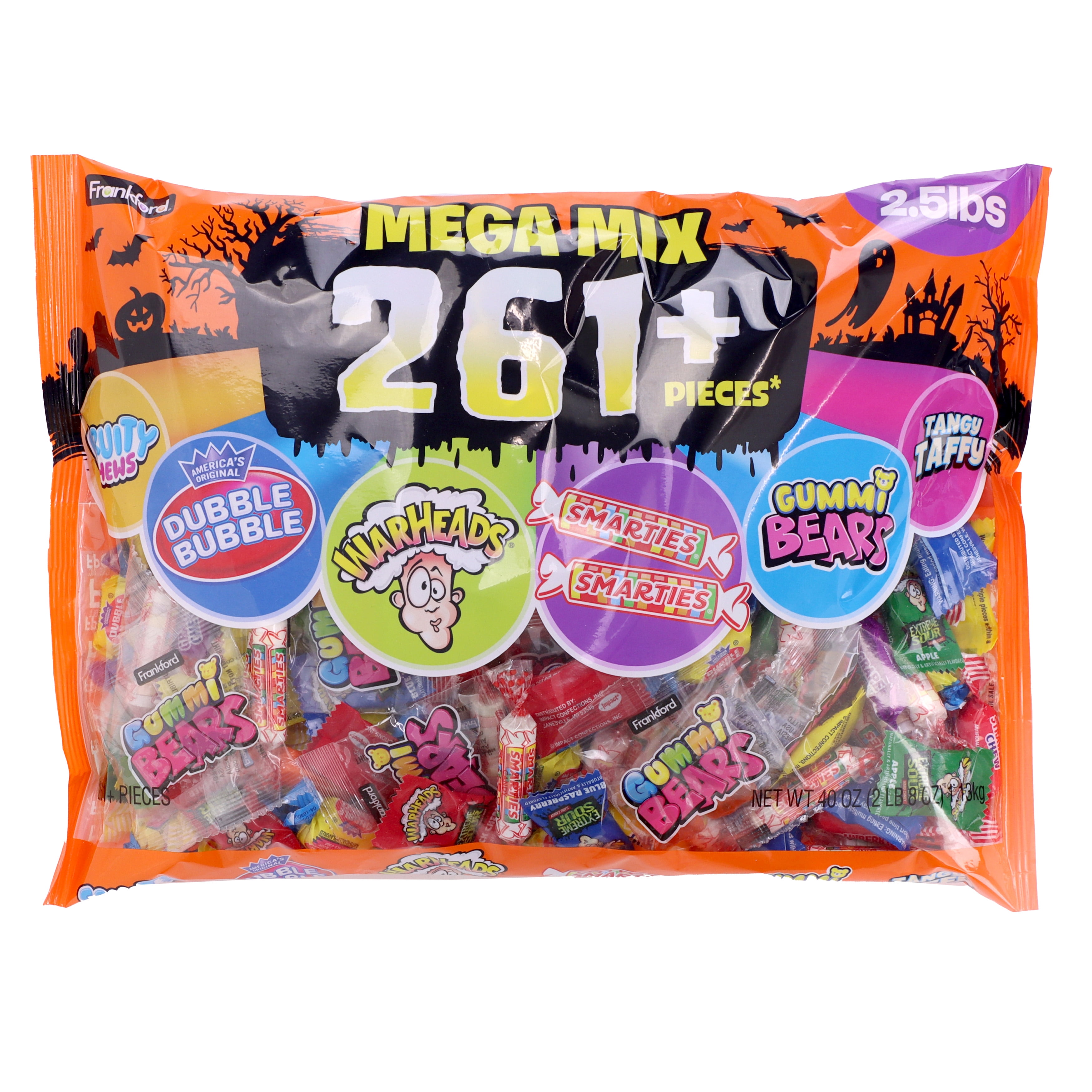 Frankford Mega Brands Halloween Mix, Assorted Flavor Variety Candy