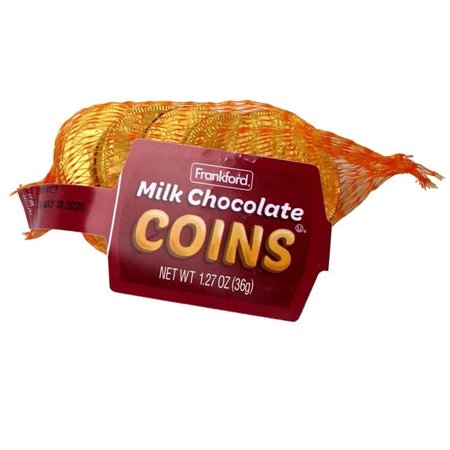 Frankford Milk Chocolate Coins, 1.27 oz Bag